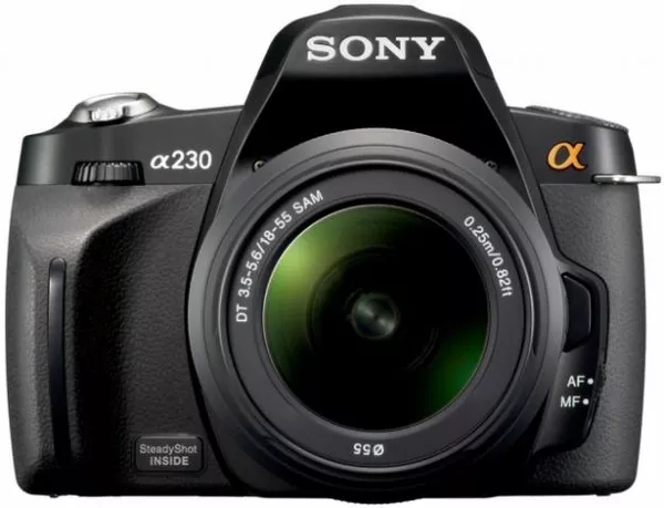 Продам зеркальный фотоапарат Sony DSLR-A230 Kit 